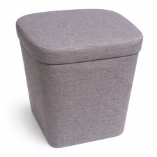 Stoffhocker grau für Thetford Porta Potti 335 mit Polster