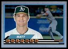 2021 Topps Baseball Card Matt Chapman Oakland Athletics #89BF-45