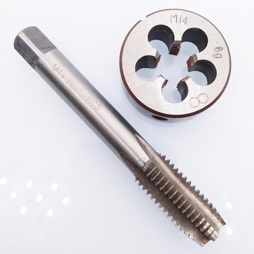 US Stock HSS M14 x 2mm Tap & M14 x 2.0mm Die Metric Thread Right Hand - Afbeelding 1 van 4