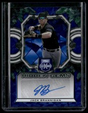 2023 Elite Extra Edition #HG-JBR Jack Brannigan Hidden Gems Blue Signatures