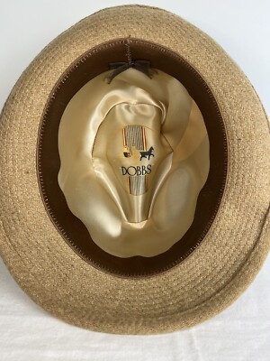 1960s DOBBS Trilby Wool Suede Hat Mens 6 7/8 Tan Brown Vintage | eBay