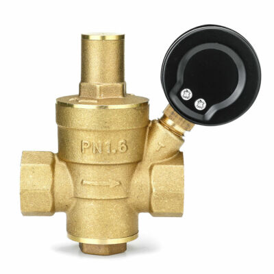 DN15 1/2 Brass Water Pressure Reducing Regulator With Adjustable