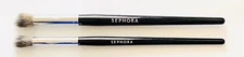 SEPHORA Airbrush Concealer Brush #57 + PRO Smoky Crease Brush #31 , 2pc. Set Lot