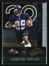 Chester Taylor  2002 Playoff Absolute Memorabilia #168 /1500  Football Card