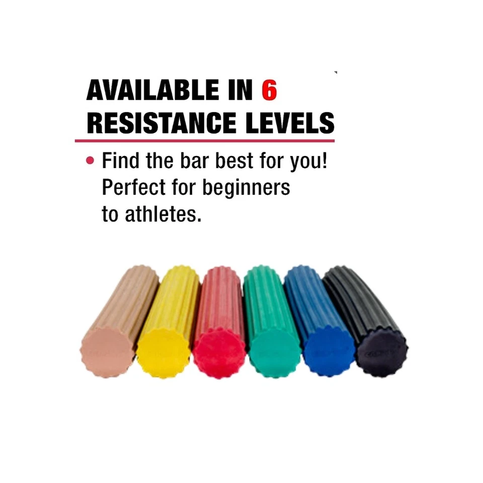 Barra de ejercicios de mano CanDo Twist-n-Bend Foto 3 de 4