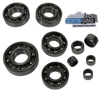 Motorlager Set Getriebe Lager - Scooter-Garage für Minarelli AM6 50ccm 2T Motor
