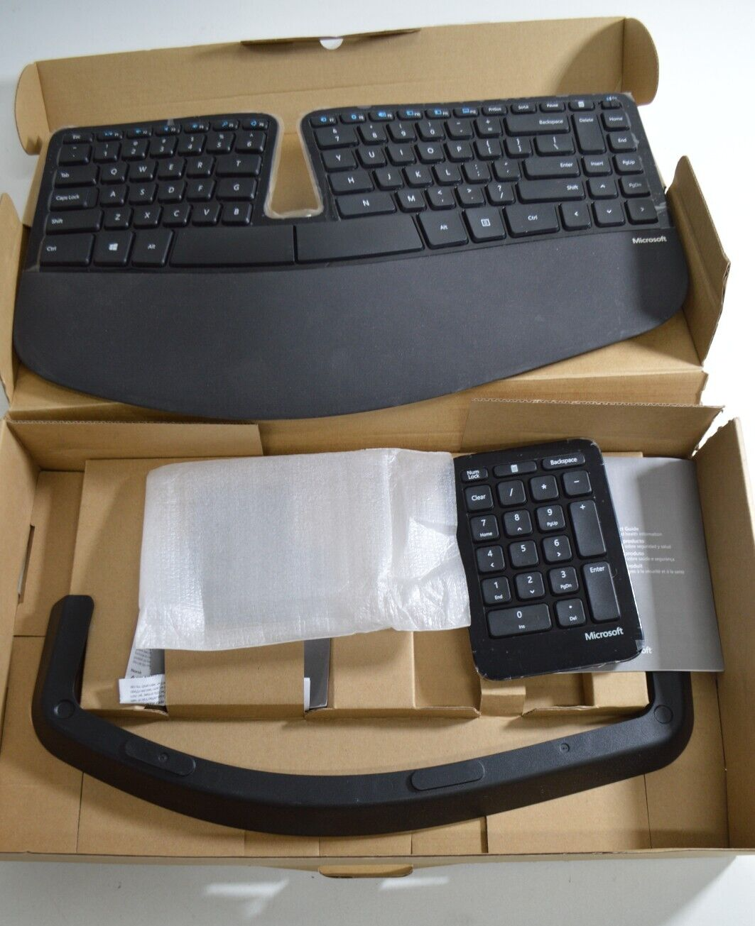 Microsoft Sculpt Ergonomic 5KV-00001 Business Wireless Keyboard 1559 | eBay