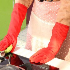 4 Paar Gummihandschuhe Für Haushalt – Wiederverwendbar, Rutschfest, Wasserdicht