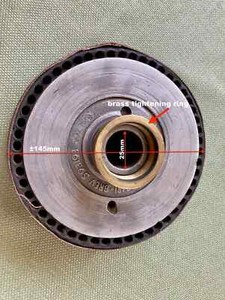 Centrifugal Expanding Drum for Sanding Belts with Aluminum Hub appr. 6" x 1-1/2"