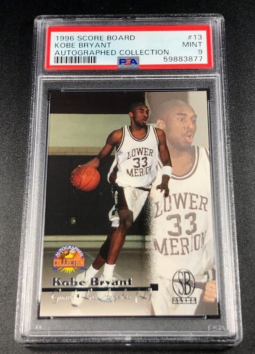 KOBE BRYANT 1996 SCORE BOARD #13 AUTOGRAPH COLLECTION ROOKIE RC 