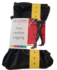 Jane and Bleecker Legging Faux Leather Small Black ⭐NEW⭐