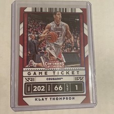 2020 Panini Contenders KLAY THOMPSON Game Ticket Variation Blue 18/99 #6