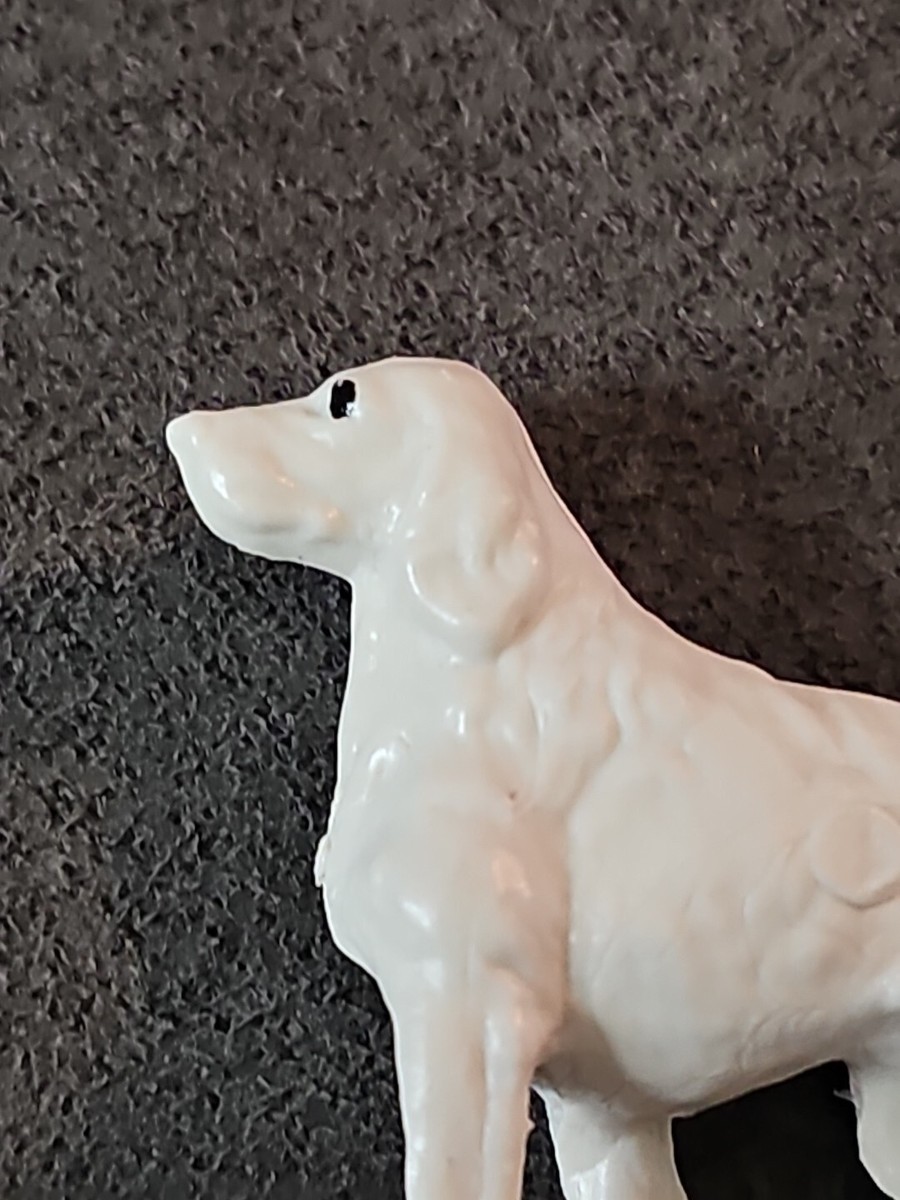 Unbranded White Plastic Dog (2 5inx1 5in) Made In China | eBay
