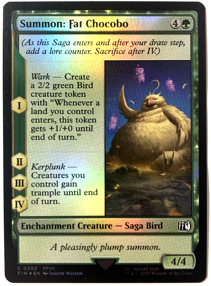 fat chocobo card mtg MTG Commander Deck Choco, Seeker of Paradise 100 Magic Cards EDH Final –  Moonveil Games main image 1