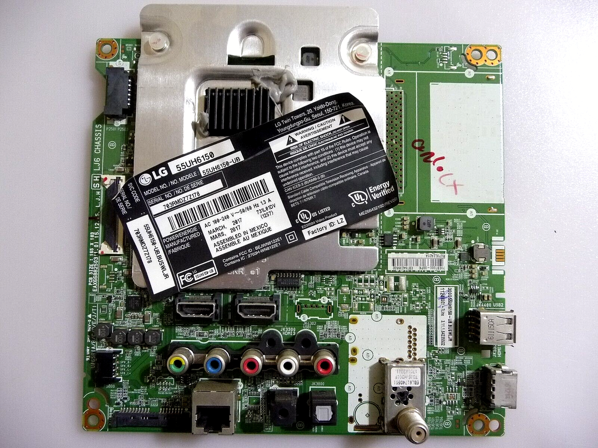 LG 55UH6150-UB.BUSWLJR (EBT64235502) EAX66882503(1.0) MAIN BOARD