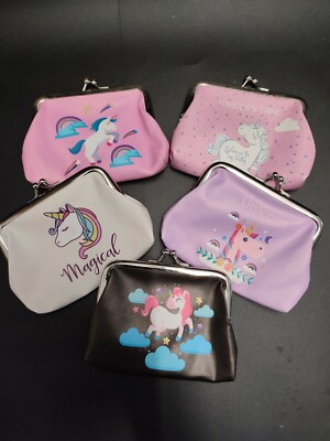 Kinder Geldbörse Clipbörse Portmonee Einhorn Unicorn Münzbörse