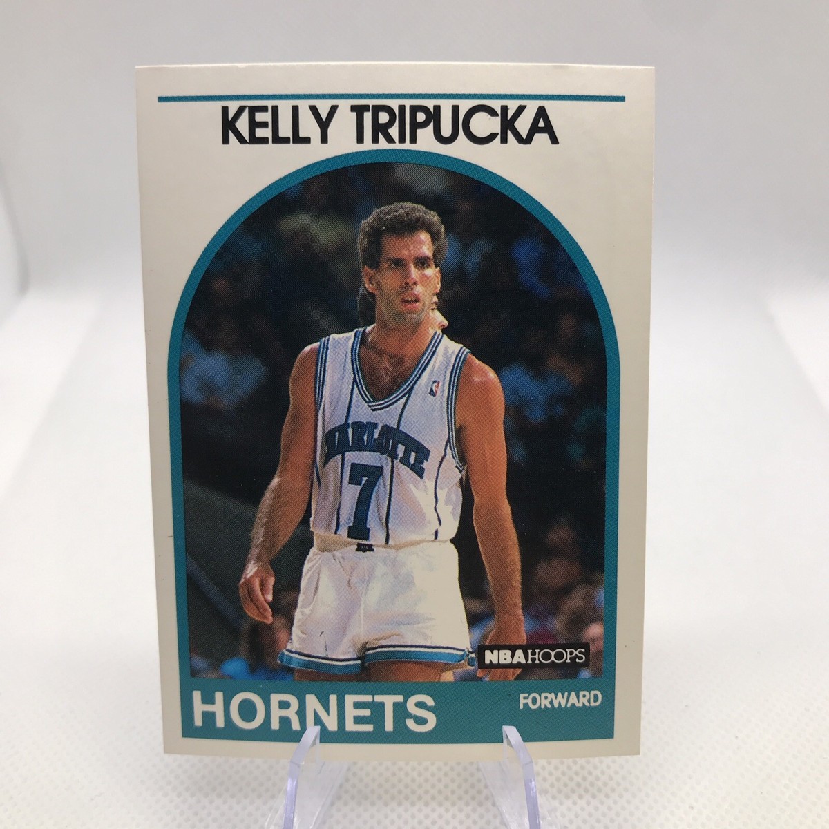1989-90 NBA Hoops Basketball Kelly Tripucka #55 Charlotte Hornets