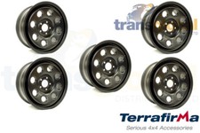 18" 5 Stud Modular Steel Wheels & Nuts for Land Rover Discovery 3 4 TERRAFIRMA 