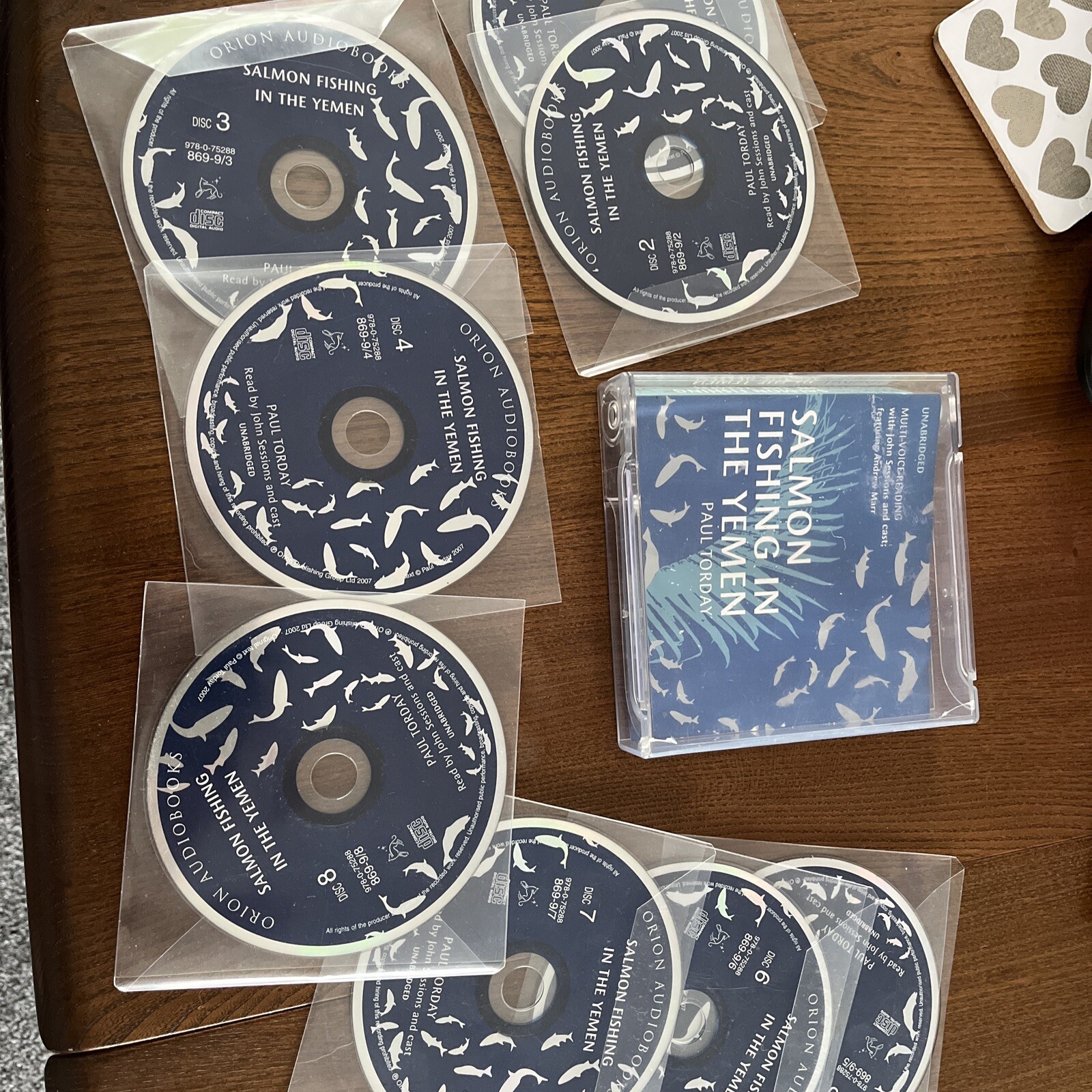 Salmon Fishing In The Yemen by Paul Torday (8 disc ex-library audiobook CD
