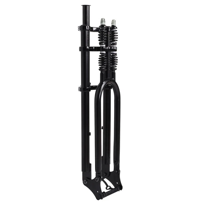 Adjustable  26"- 29" x 3 - 4.0 Dual Spring 1-1/8" Classic Fork With Disc Mount - Image 4 of 4