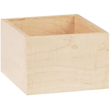 Cal-Mil Blonde 6" x 6" x 4" Maple Wood Merchandiser Box WS-21122313471