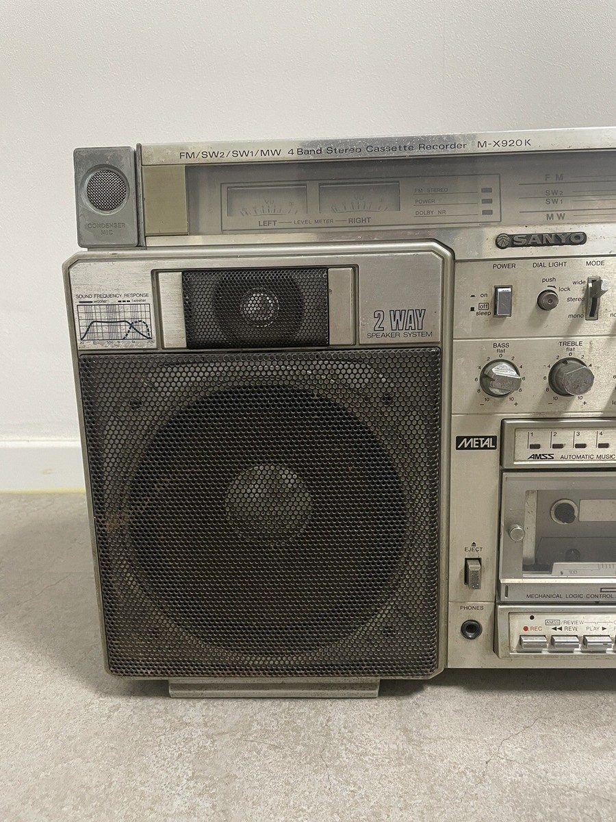 Boombox Vintage Sanyo M-X 320K / Thomson MRK 472T, Fonctionnel, Envoi Mondial