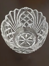 VINTAGE CRYSTAL CANDY DISH BOWL