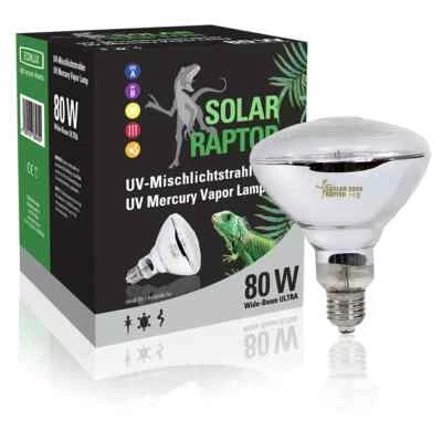 ECONLUX Solar Raptor UV Mischlichtstrahler mit Optimalen UV & Wärme 80w