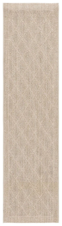 Alfombra de corredor Palm Beach Collection - 2'3" x 10', diseño de arena, sisal y yute, idea... Foto 2 de 3
