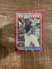 2025 Panini Stars and Stripes Red Lightning Jorvorskie Lane Jr /30