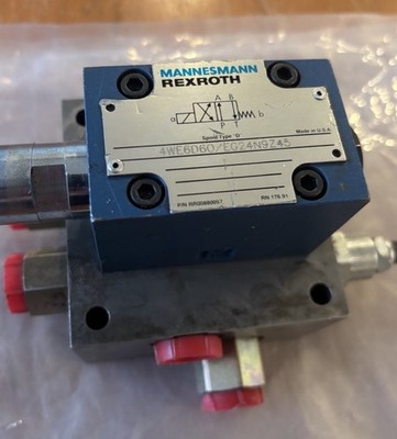 MANNESMANN REXROTH 4WE6D60 VALVE GP-SOLENOID 1615803 - Caterpillar CAT 161-5803
