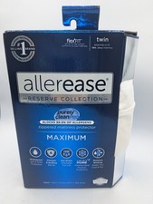 Twin Maximum Bed Bug and Allergy Mattress Protector White - AllerEase