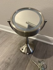 LED Lighted Double-Sided Vanity Makeup Mirror...