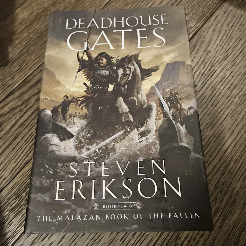 Malazan Book Of The Fallen SIGNED Broken Binding Books 1-3 Thick Paper Set - Image 3 of 4