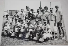 Barksdale Air Force Base Gents Youth Boys Kids Baseball Team Vintage Photo