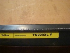 Wkład do drukarki TN229XL Y tylko kolor żółty. Zapieczętowany bez pudełka