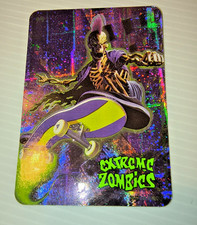 Vintage Extreme Zombies Mohawk Prism Vending Machine Sticker