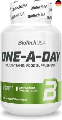 BioTechUSA One-A-Day Multivitamin | 12 Vitamine | 10 Mineralstoffe | Energie,