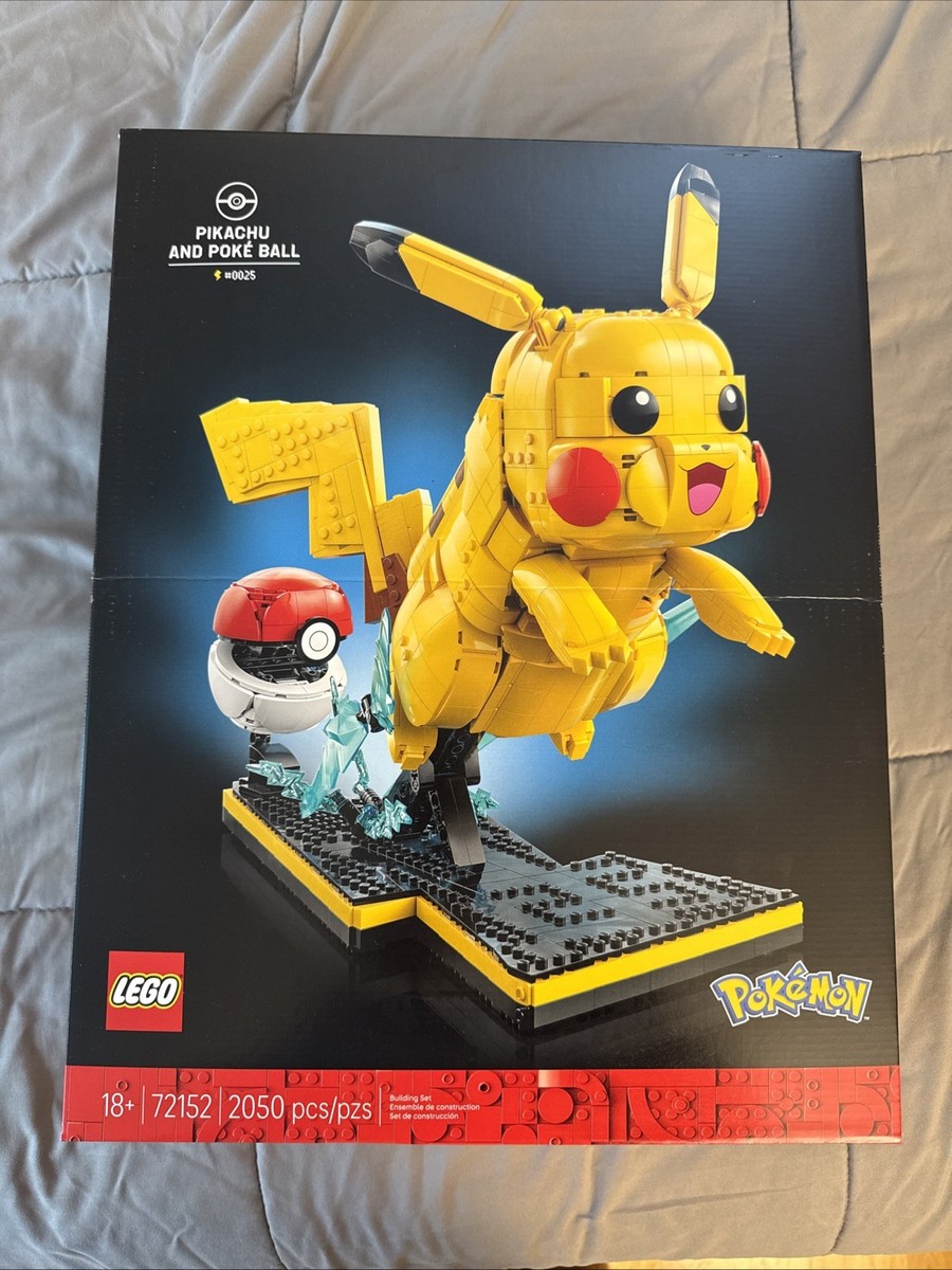 リ*ン様 Pikachu V & Poké Ball 2枚セット 未開封品 Lego Pokemon Pikachu and Poke Ball (2050 Pcs) Set 72152 Sealed In