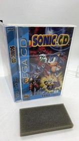 Sonic CD (Sega CD, 1993) Complete CIB w/Reg Card & Manual & Foam Block
