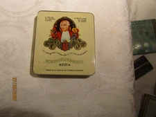 Vintage Schimmelpenninck Media Cigarettes Case Tin Made in Holland