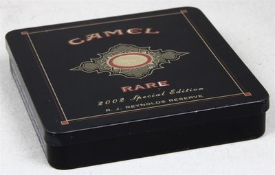 CAMEL CIGARETTES Rare 2002 Special Edition Reynolds Reserve Black Metal Tin
