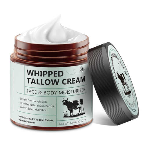 Beef Tallow for Skin, Face Moisturizer, 4.2 Fl Oz (Pack of 1)