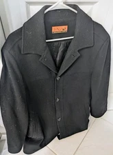 Italian Made Pea/Car Coat/ Jacket in Excellent Condition. Medium. Just Like Nea