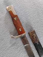 GERMAN BAYONET RARE ETCHED WWI SG98 PARADE DRESS KNIFE With SCABBARD