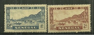 SENEGAL 142 43 MINT LIGHT HINGE FAIDHERBE BRIDGE ST LOUIS