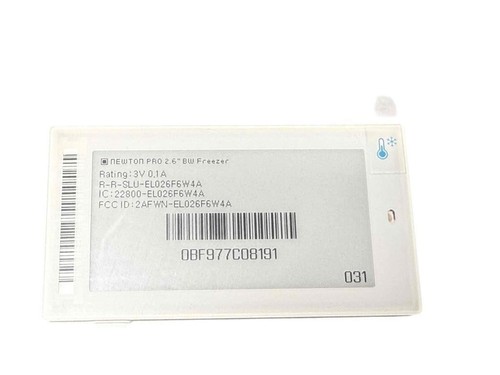 NUEVO 20 Piezas Solum Etiqueta Electrónica Estante 2.6" BW Congelador Newton Pro ELF26F6WMA - Imagen 3 de 4
