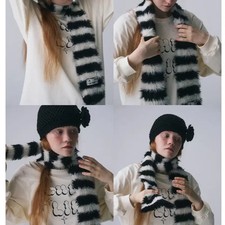 New Hairy Knit Muffler by FunpumPum - Cozy Winter Accessory