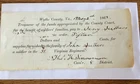 51 Virginia regiment Wythe County Va Southern Soldier 1863 Civil War Document #2