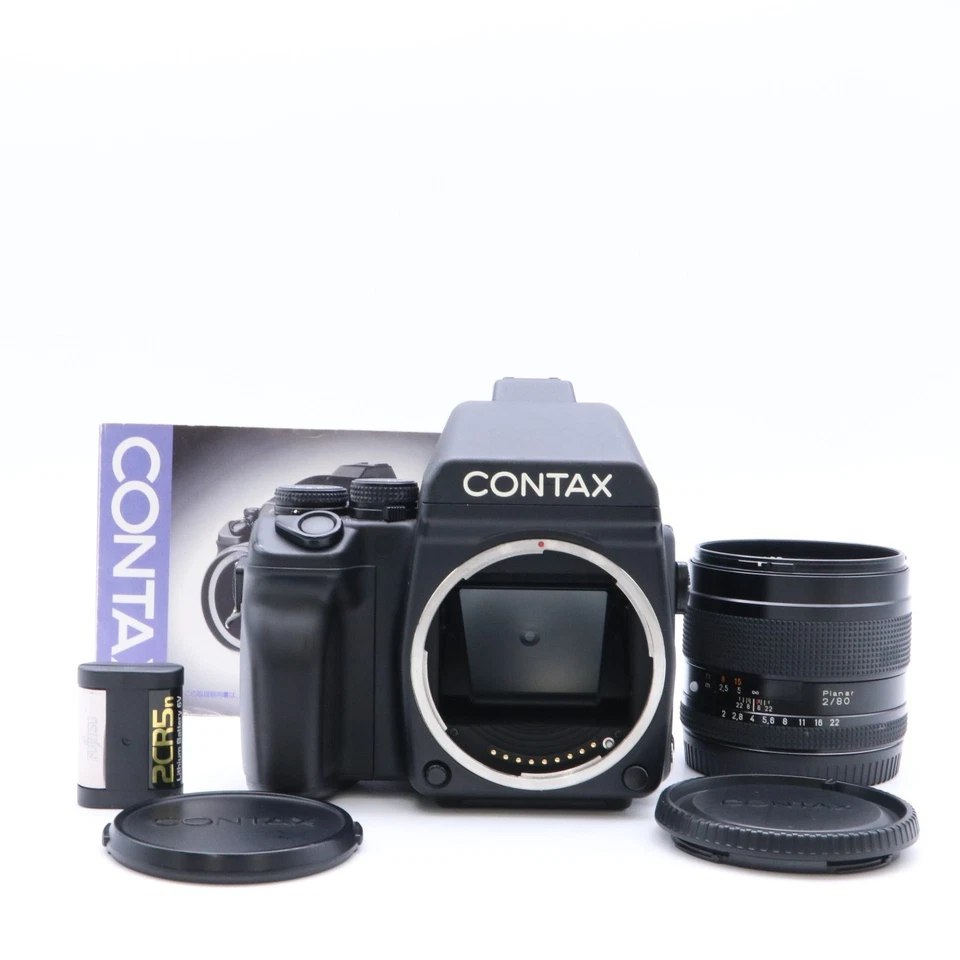Appareil photo argentique CONTAX 645 avec objectif Zeiss Planar 80mm f/2 T* [... - Photo 2/4
